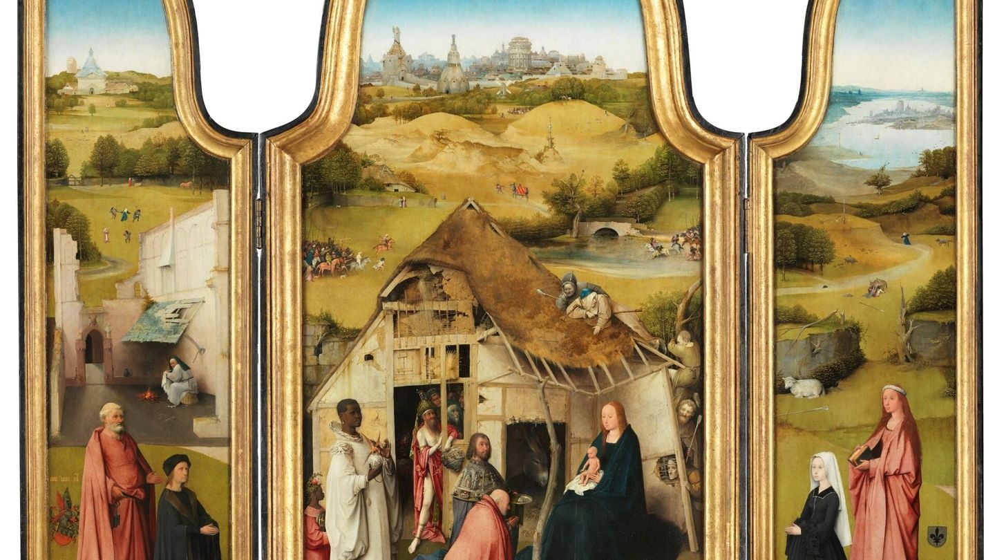 'La Adoración de los Magos'. El Bosco. 1494. Museo del Prado
