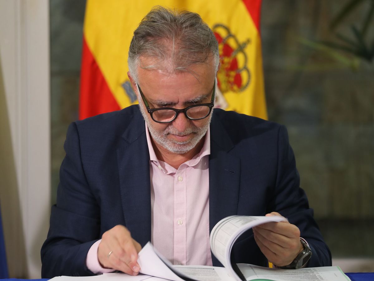 Foto: El presidente canario, Ángel Víctor Torres. (EFE)