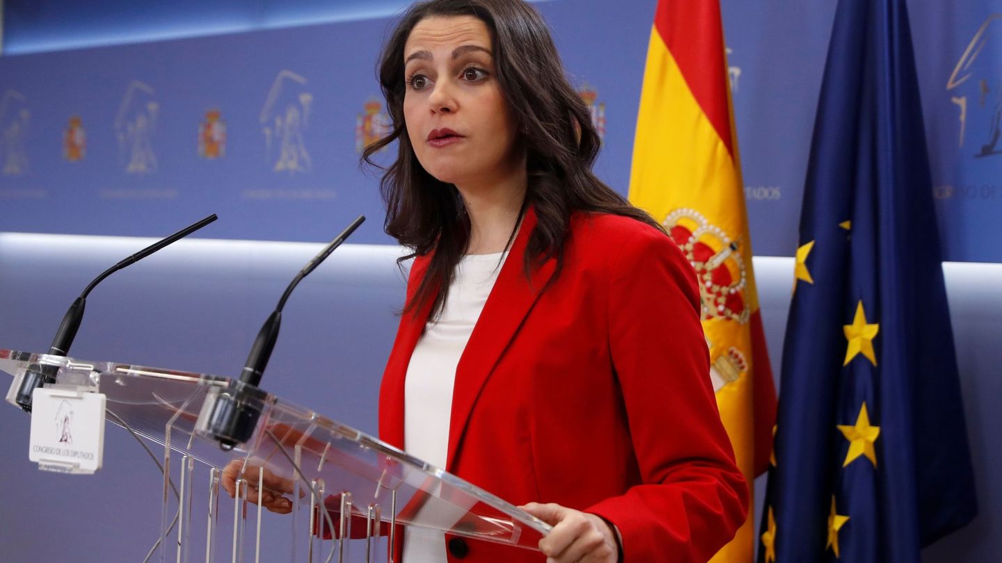 La presidenta y portavoz del Grupo Parlamentario Ciudadanos (GPCs), Inés Arrimadas. (EFE)