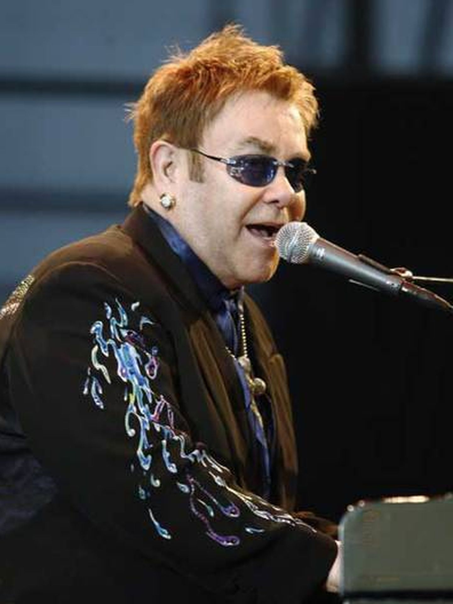 Elton John en Collado Villalba en 2007. (Reuters)