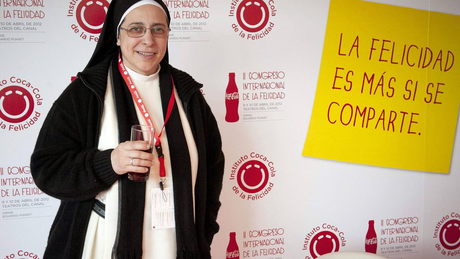 Foto: La monja sor Lucía Caram, en un acto publicitario