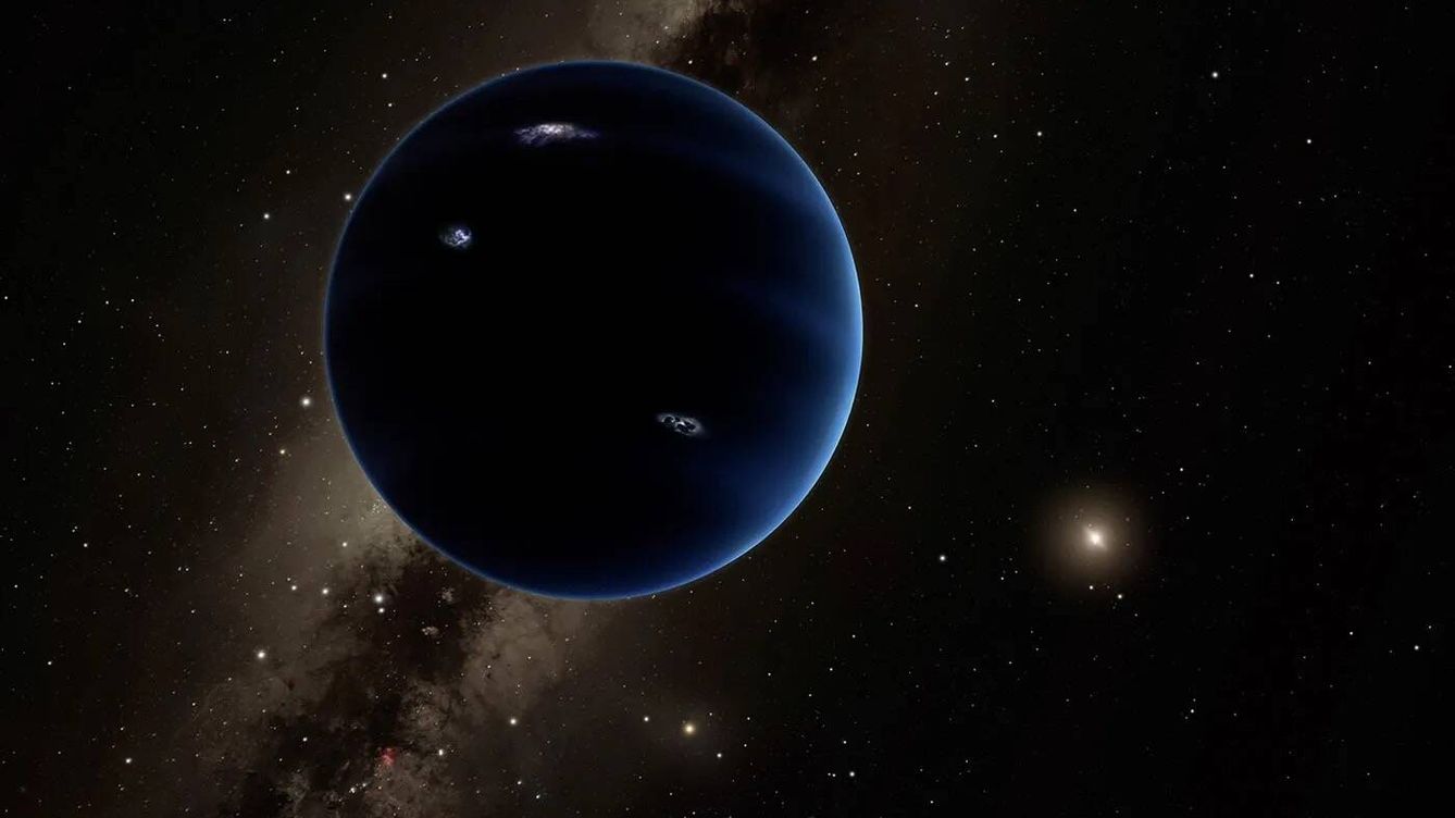 Foto: Una imagen del posible noveno planeta en el sistema solar. (NASA)