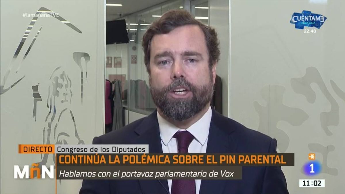 Espinosa de los Monteros, acorralado en TVE por las mentiras sobre el pin parental