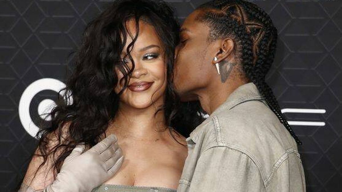 La tierna y viral reacción de A$AP Rocky al show de Rihanna en la Super Bowl 
