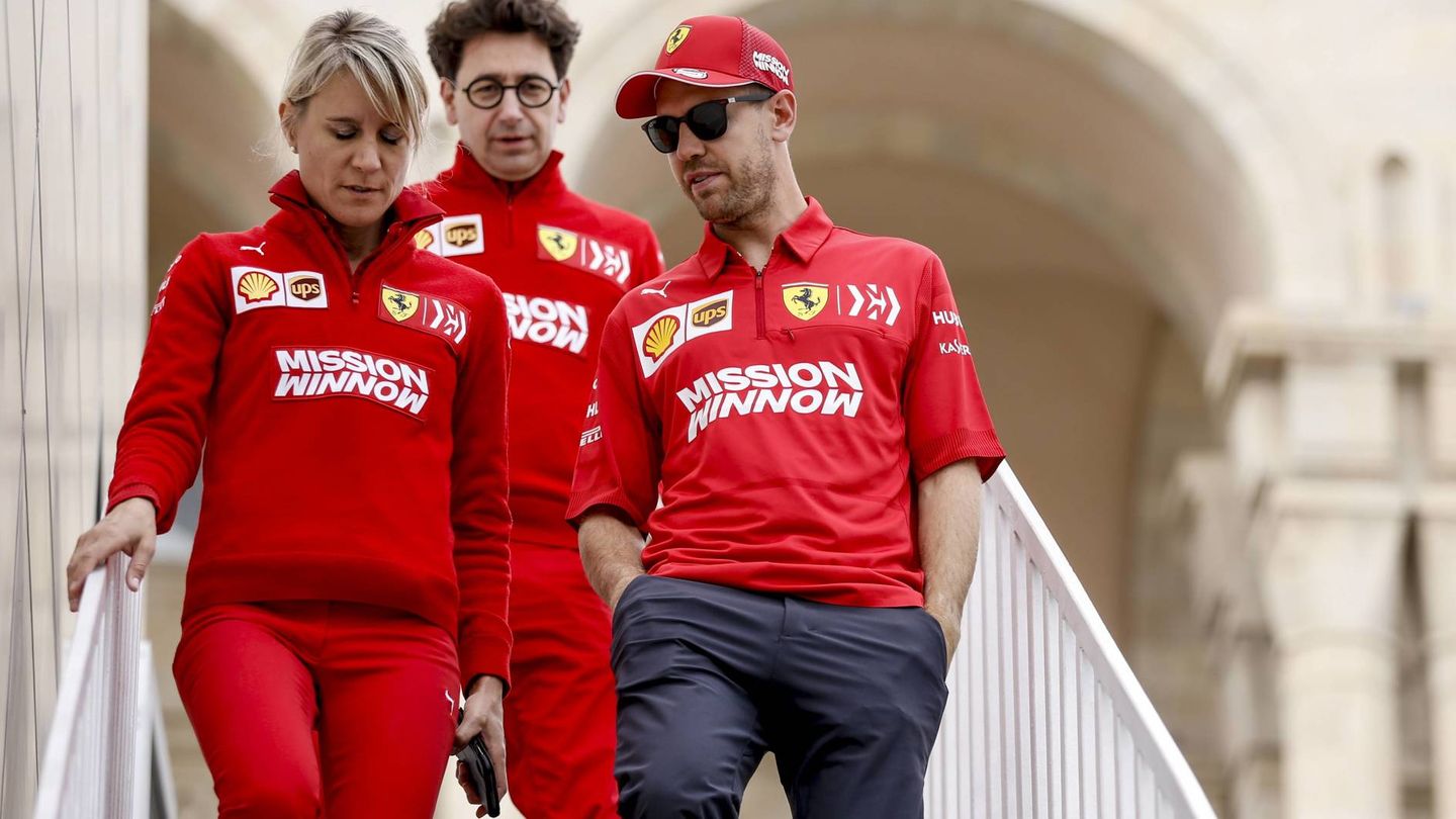 Roeske ha seguido a Vettel a todos los equipos desde que dejó Red Bull, integrándose en su departamento de comunicación. (Scuderia Ferrari)