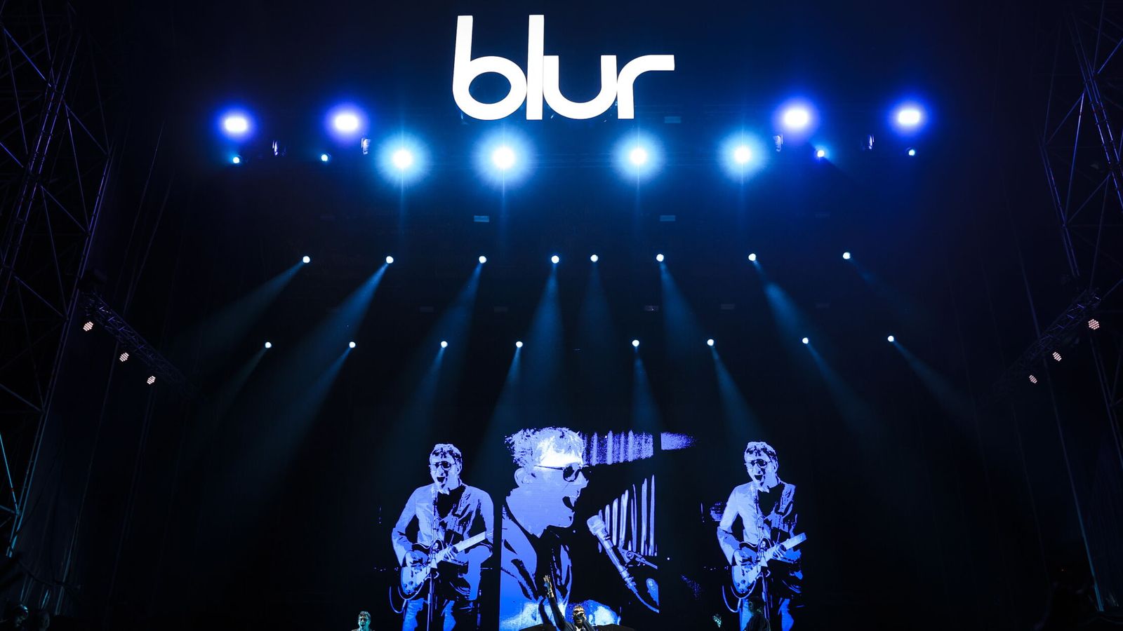 Blur tocando en el Meo Kalorama Festival de Lisboa en agosto de 2023. EFE 