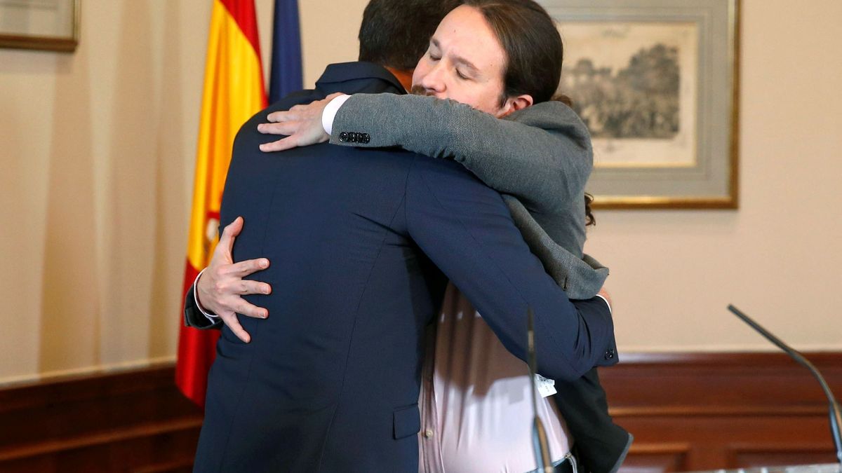 El pacto del abrazo: Sánchez citó a Iglesias y Redondo y Lastra lo perfilaron con Montero