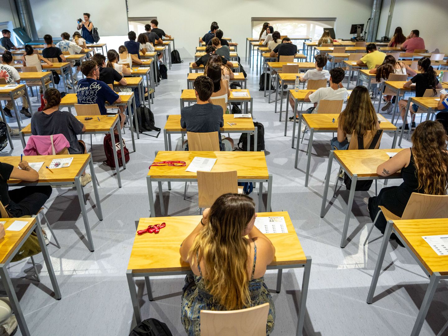 Examen de Evau en Toledo. (EFE/Ismael Herrero)