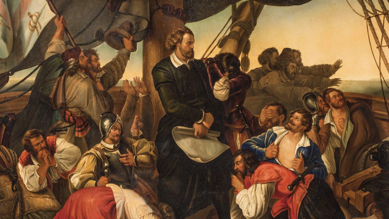 Foto: Cristobal Colón visto por el pintor Christoph Christian Ruben.