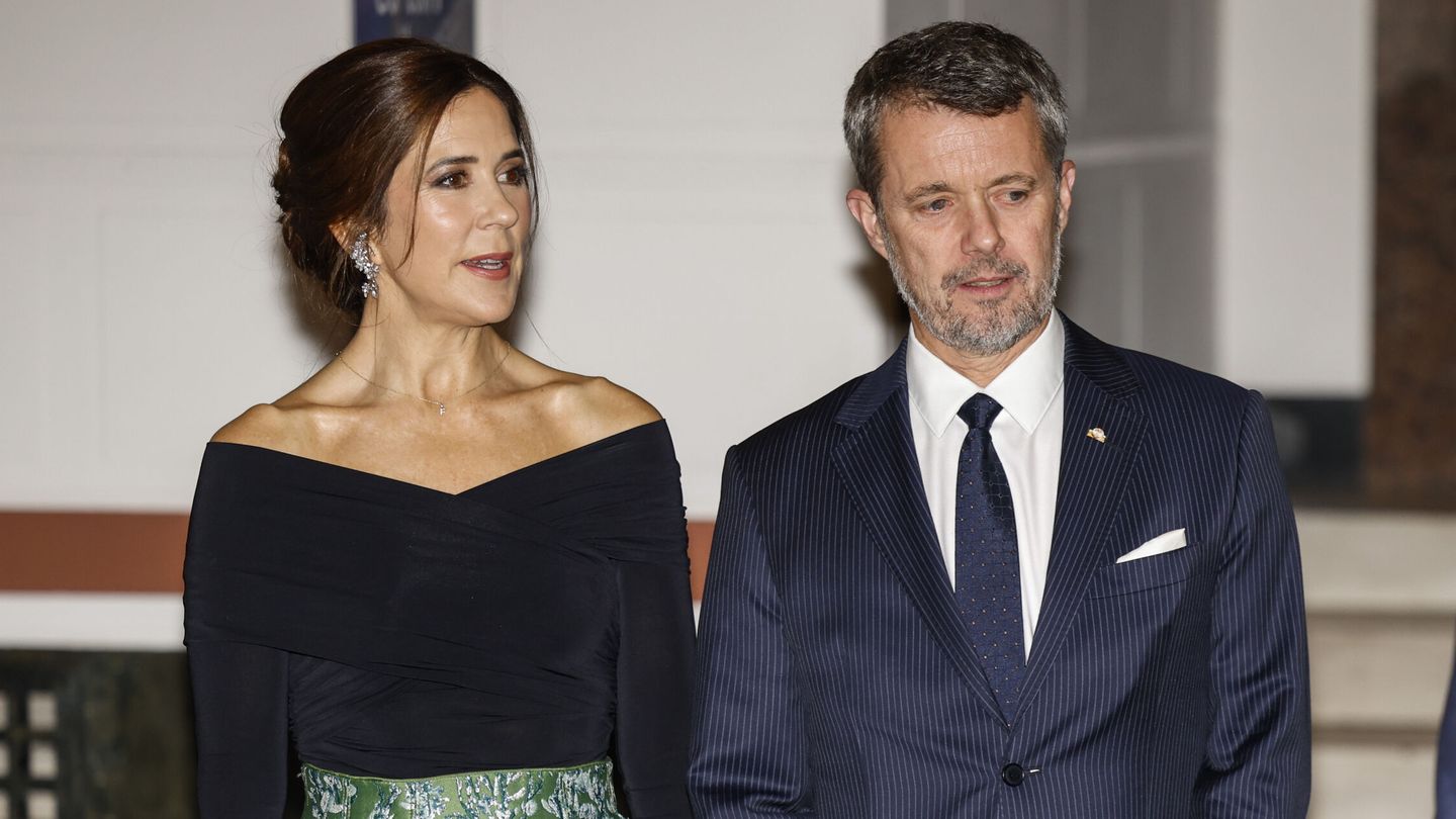 El príncipe Federico y la princesa Mary, durante la visita de Felipe y Letizia. (EFE/Juanjo Martín) 