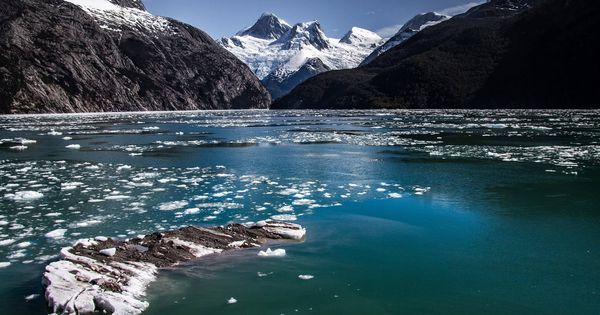 Foto: Glaciar en el fiordo Yendegaia (Chile) derretido. (EFE)