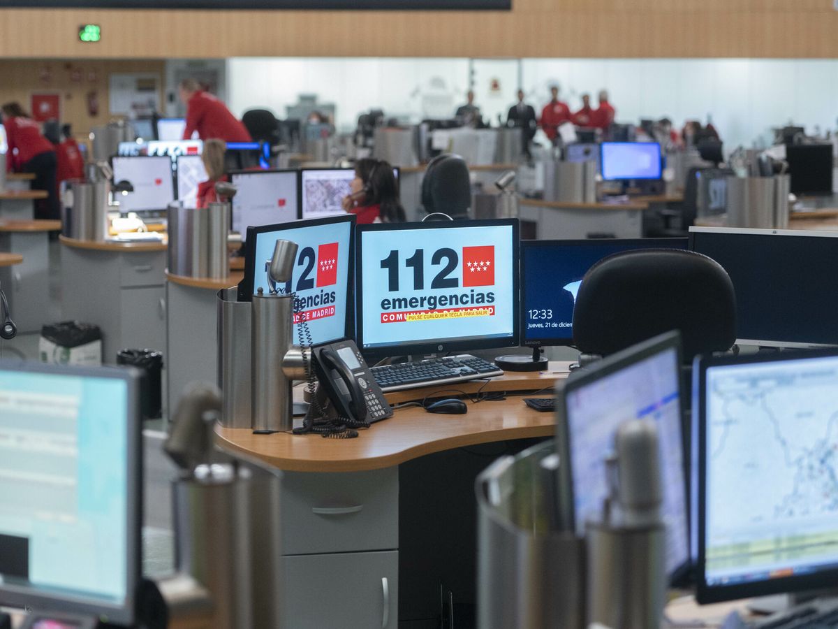 Foto: Número del 112 en una pantalla de un ordenador en las oficinas del Centro de Emergencias 112. (Europa Press/Alberto Ortega)
