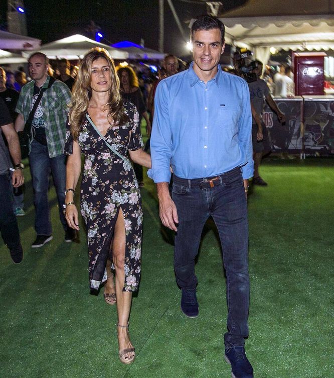 Pedro Sanchez con su mujer Begoña en el FIB (Cordon Press)