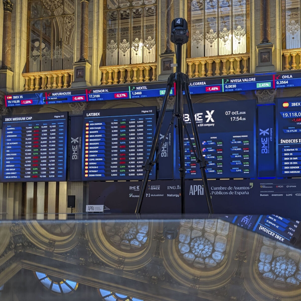 Foto de El Ibex suma un 0,55% y recupera los 19.000 puntos pese al golpe de Telefónica (-4,61%)