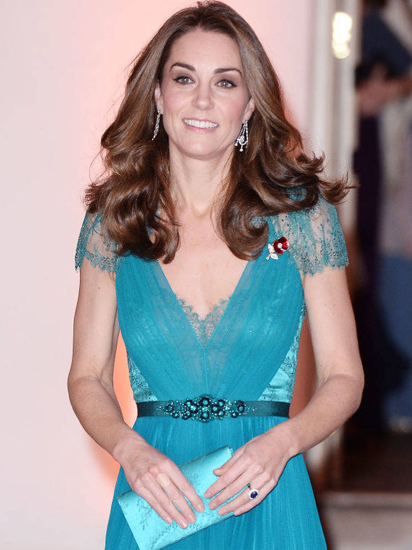 Kate llegando a los Premios de Conservación Tusk en el Banquet Hall de Londres, el 8 de noviembre de 2018.