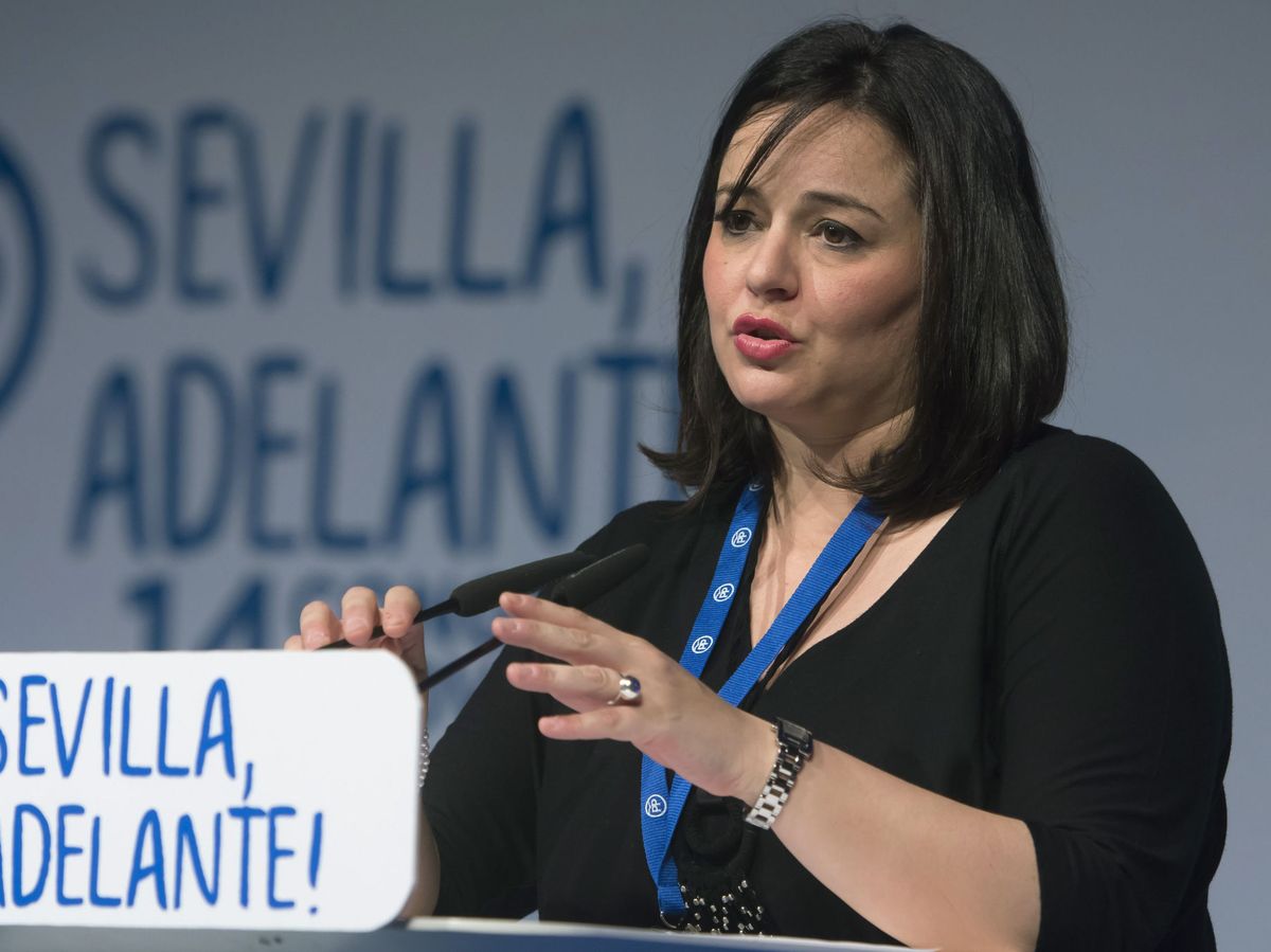 Foto: La presidenta del PP de Sevilla, Virginia Pérez. (EFE)