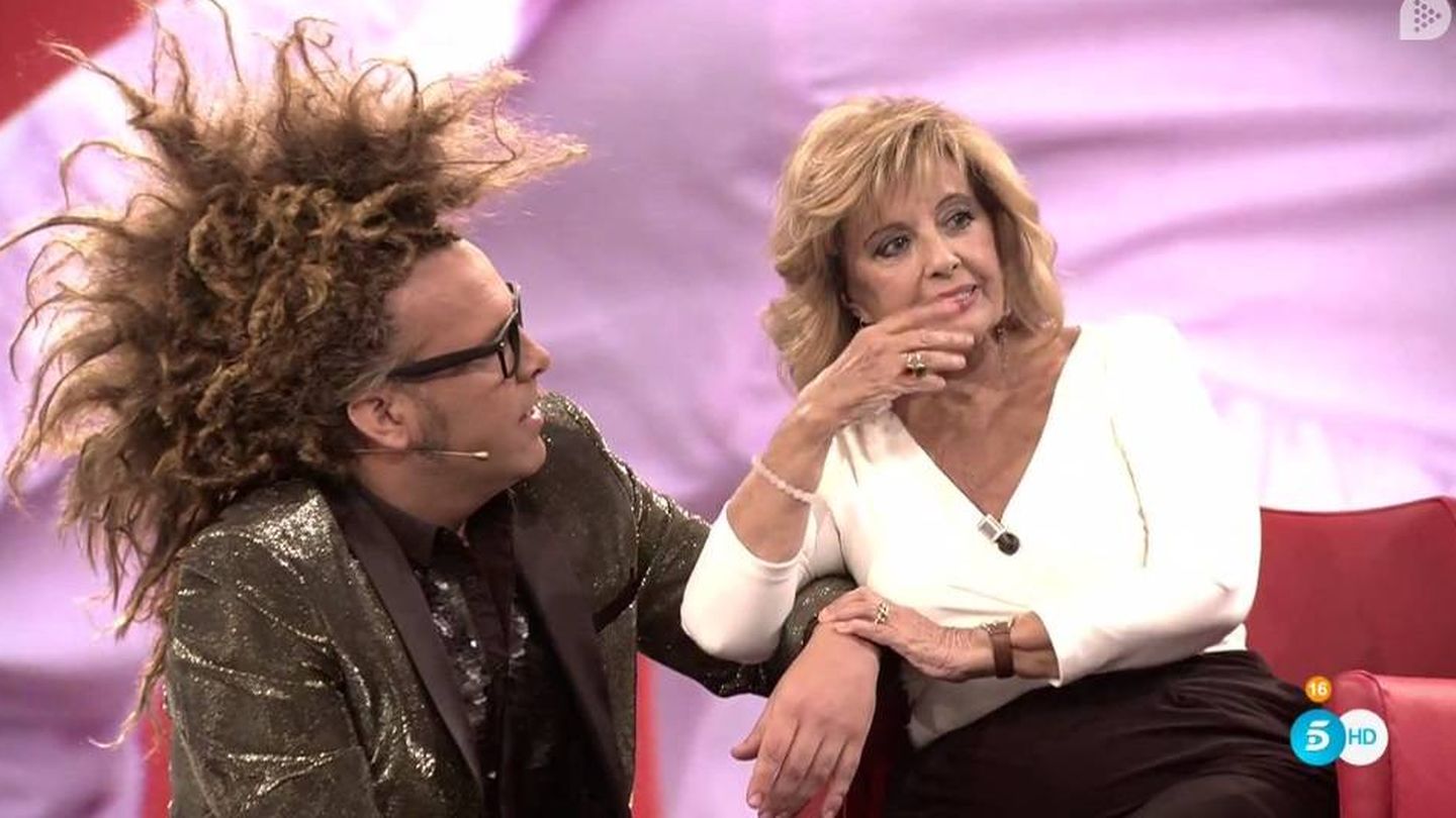 María Teresa Campos con Torito en el debate de 'GH'.