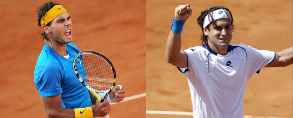 Foto: Nadal y Ferrer se verán las caras en la final de Roma