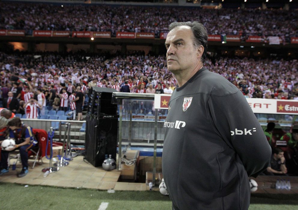 Foto: Marcelo Bielsa, durante su etapa como entrenador del Athletic (EFE)