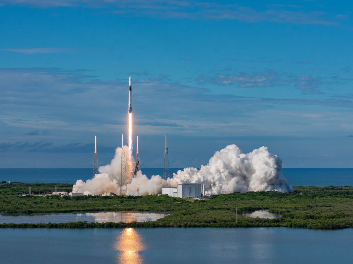 Foto: Falcon 9, el encargado de mandar satélites al espacio. 