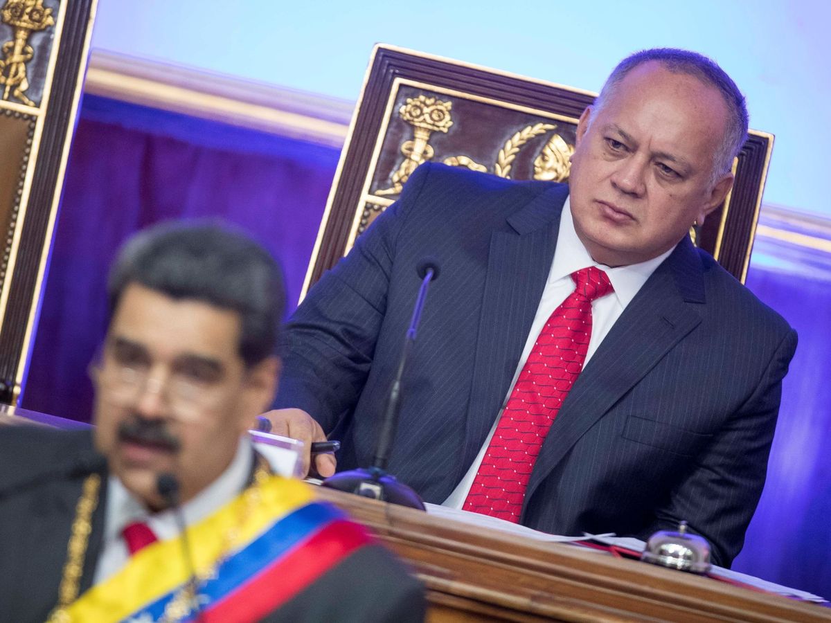 Foto: El presidente de Venezuela, Nicolás Maduro, junto a Diosdado Cabello. (EFE)