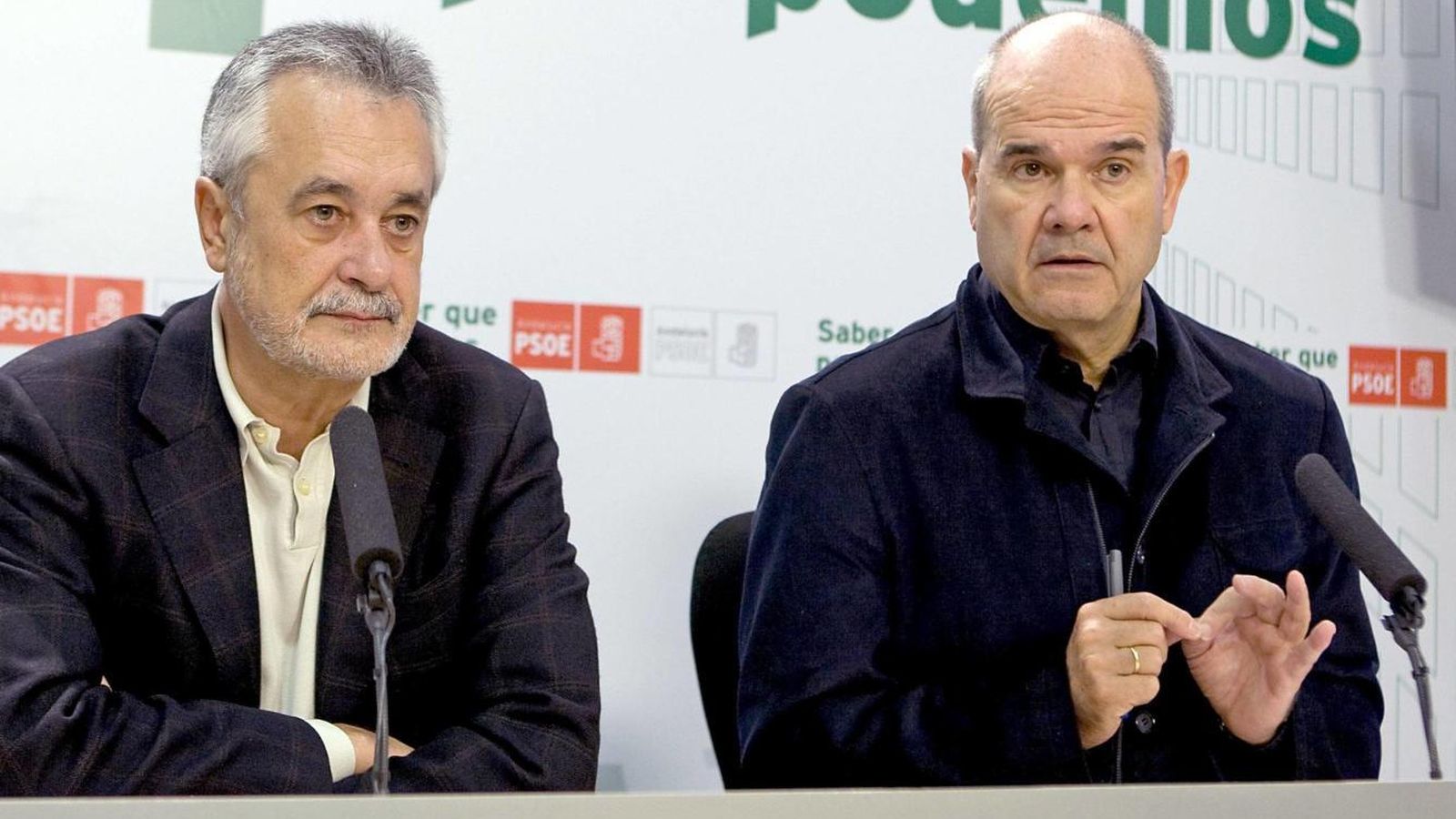 Foto: Los expresidentes José Antonio Griñán y Manuel Chaves. (EFE)