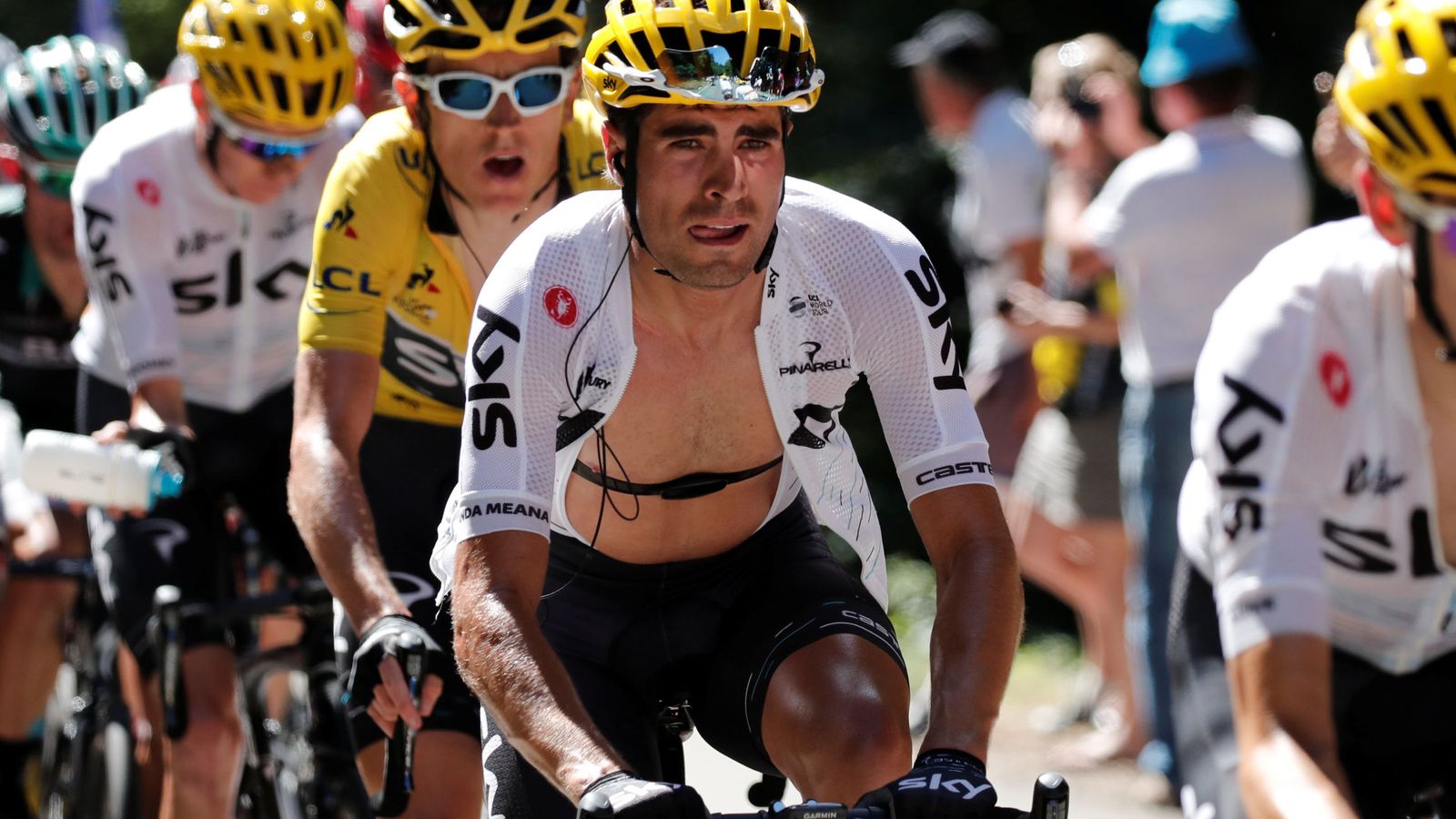 Foto: Mikel Landa fue gregario de Froome durante el Tour de Francia. (Reuters)