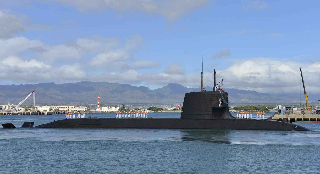 El submarino japonés Hakury?, de la clase S?ry?. (Foto: Wikimedia Commons)