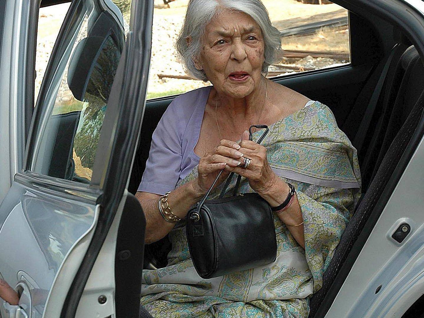 Gayatri Devi, en una de las últimas fotografías que existen de ella. (EFE)