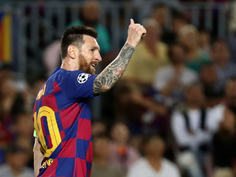 Foto: Lionel Messi celebra un gol con el FC Barcelona. (Reuters)