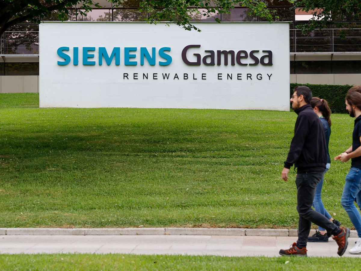 Foto: Logo de Siemens Gamesa. (EFE/Luis Tejido)