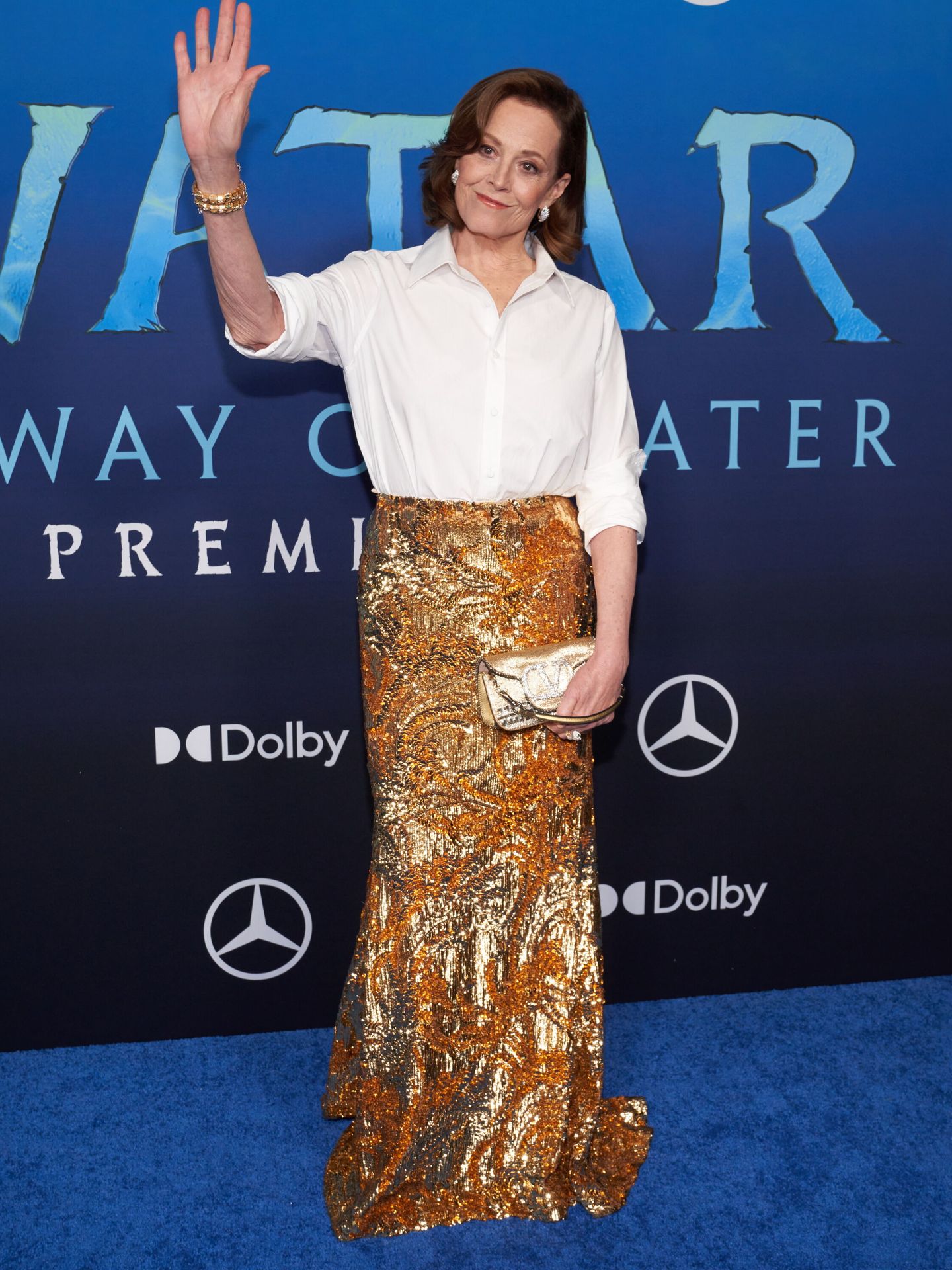 Sigourney Weaver, en el estreno de 'Avatar' en Los Ángeles. (EFE/EPA/Allison Dinner)