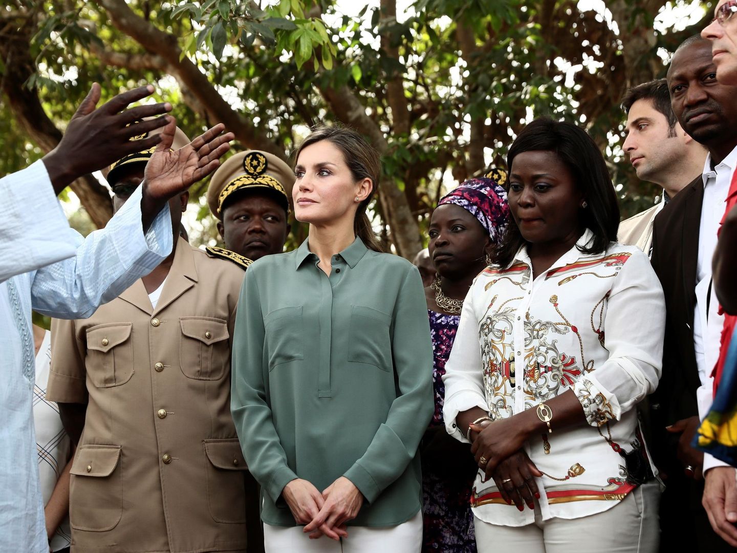 La reina Letizia, en un viaje solidario a Senegal. (EFE)
