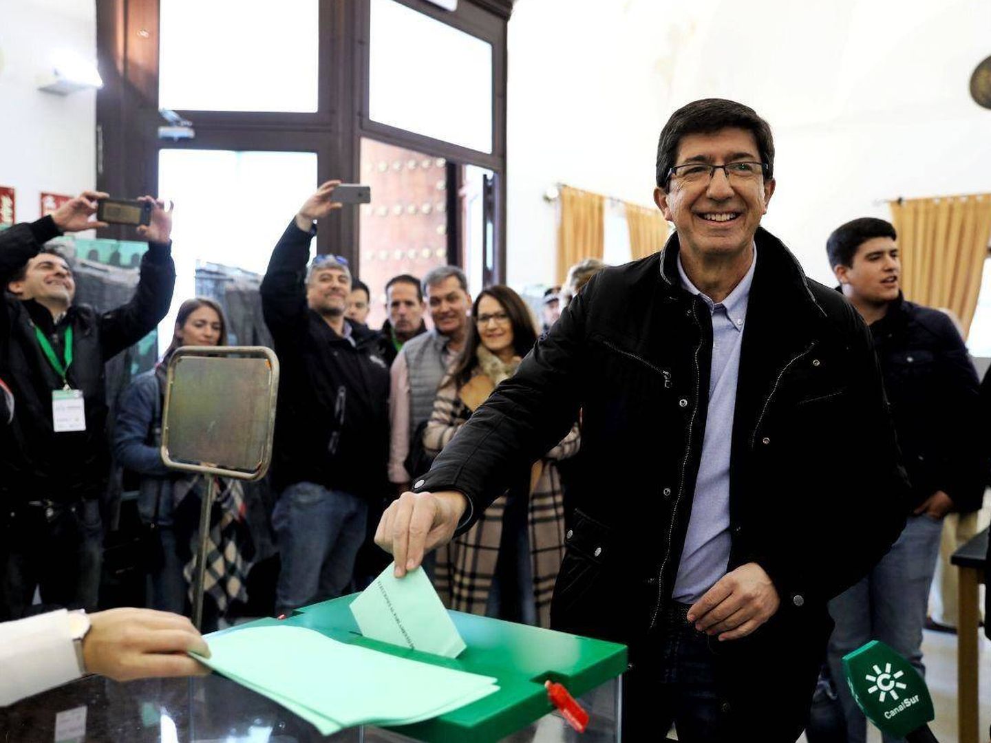 Juan Marín, candidato de Ciudadanos a la Presidencia de la Junta de Andalucía