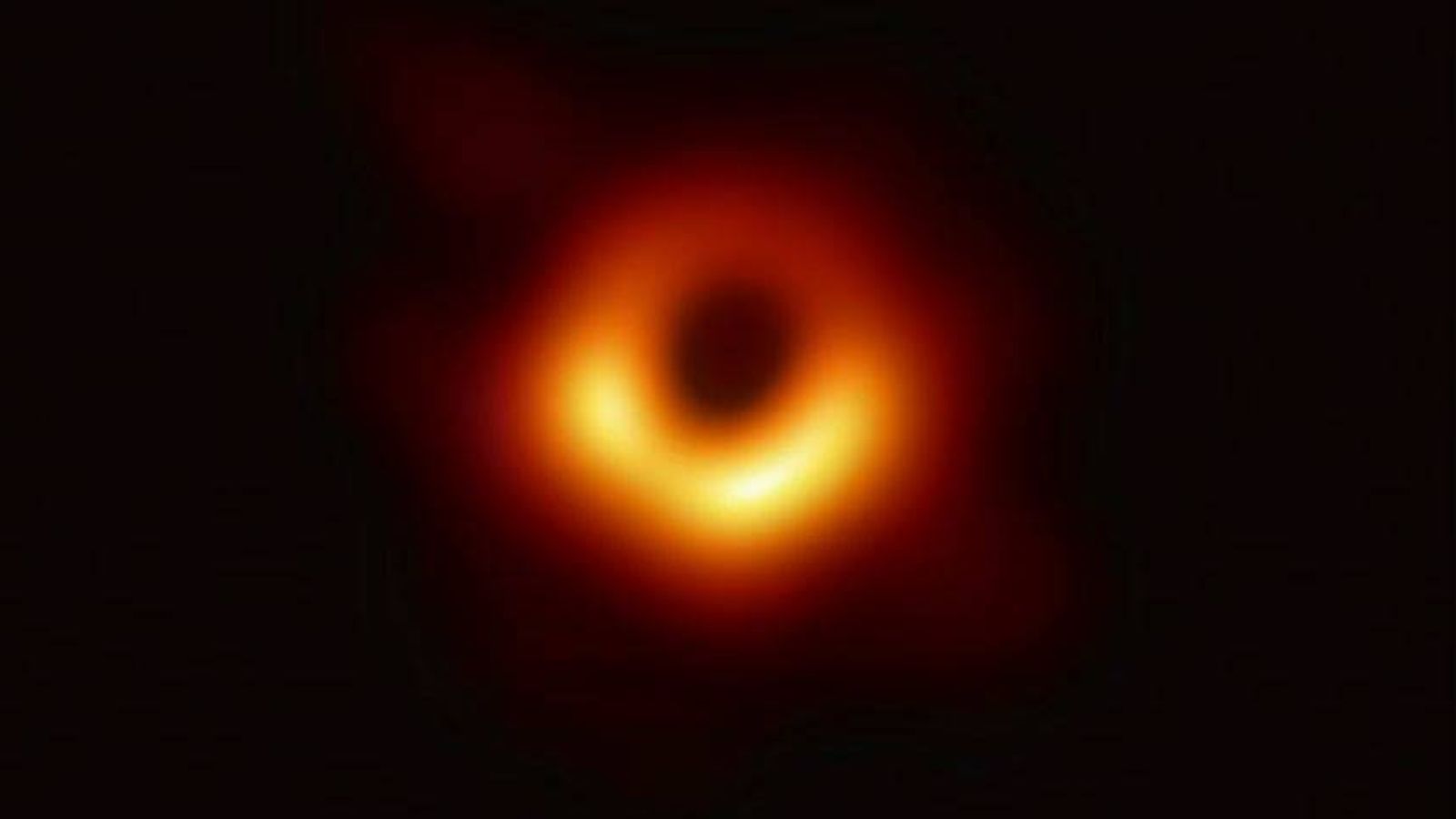 Foto:  Primera foto de un agujero negro. (ETH)