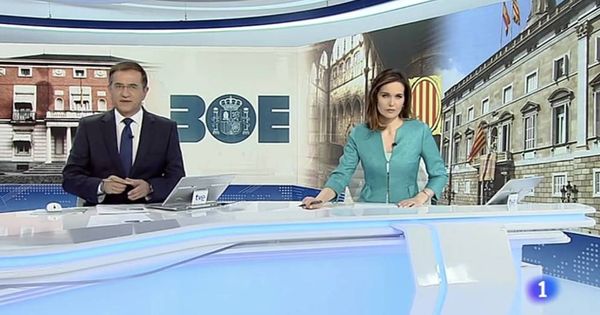 Foto: Pedro Carreño y Raquel Martínez, dos de los presentadores cesados en esta oleada de cambios en TVE.