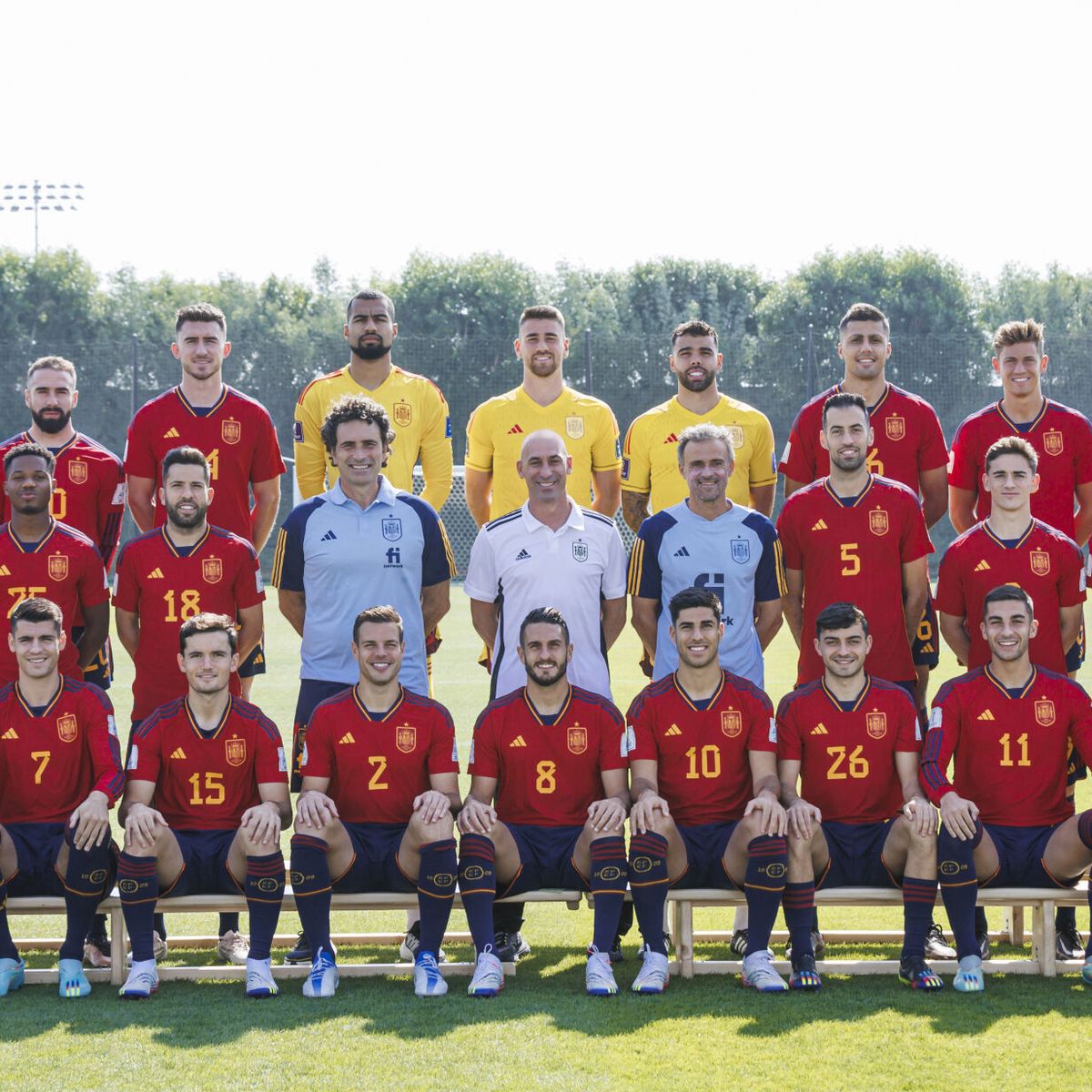 Equipación Completa Niño Selección Española Mundial 2022 Roja