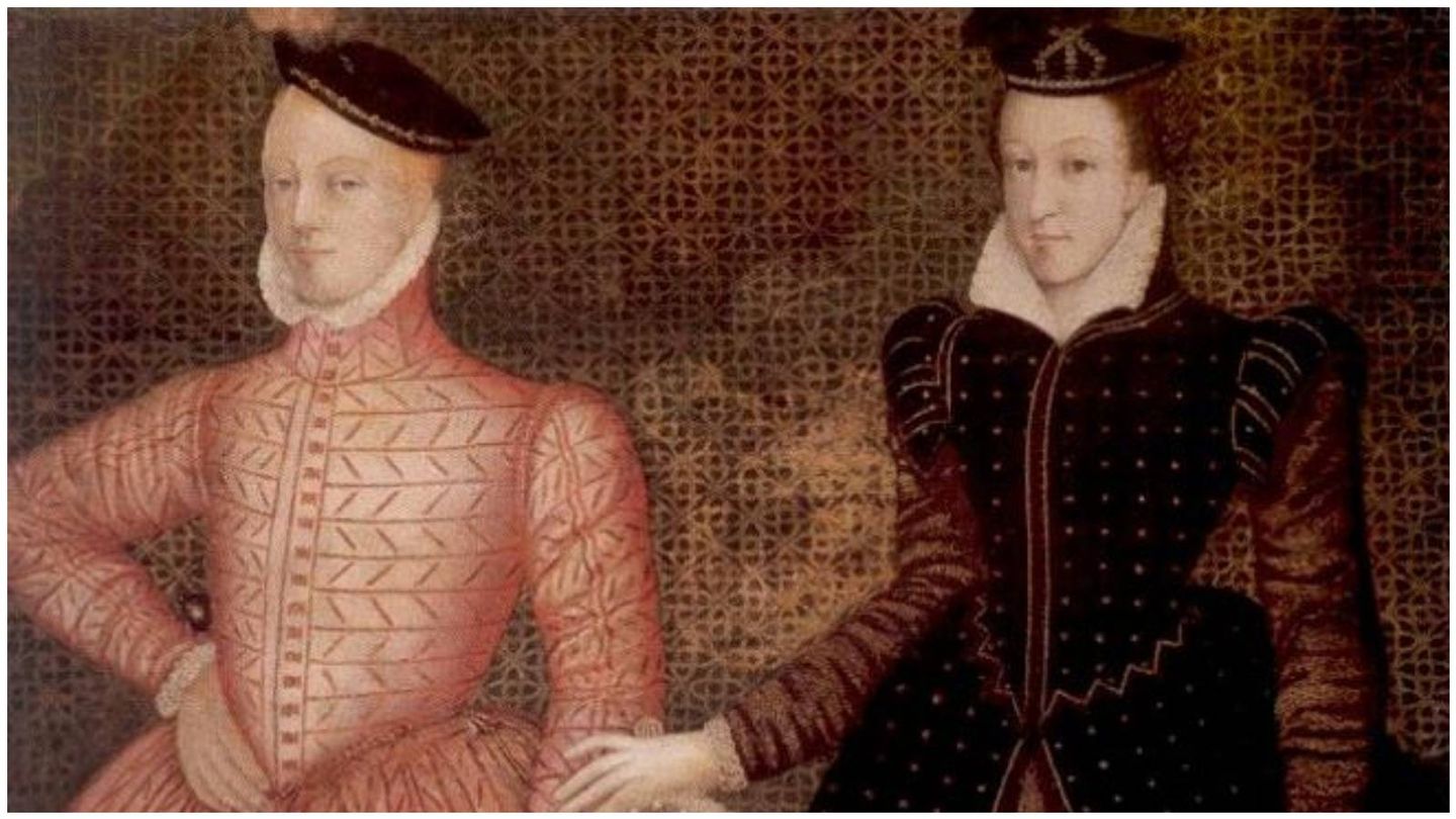 La reina de Escocia, junto a su segundo marido, lord Darnley. (Colección de Hardwick Hall)