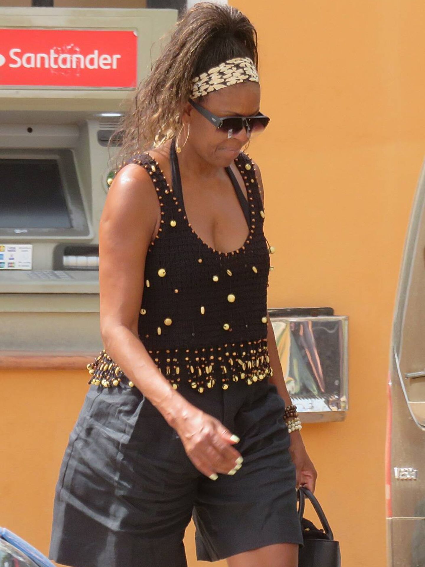 Michelle Obama, por las calles de Mallorca. (Gtres)