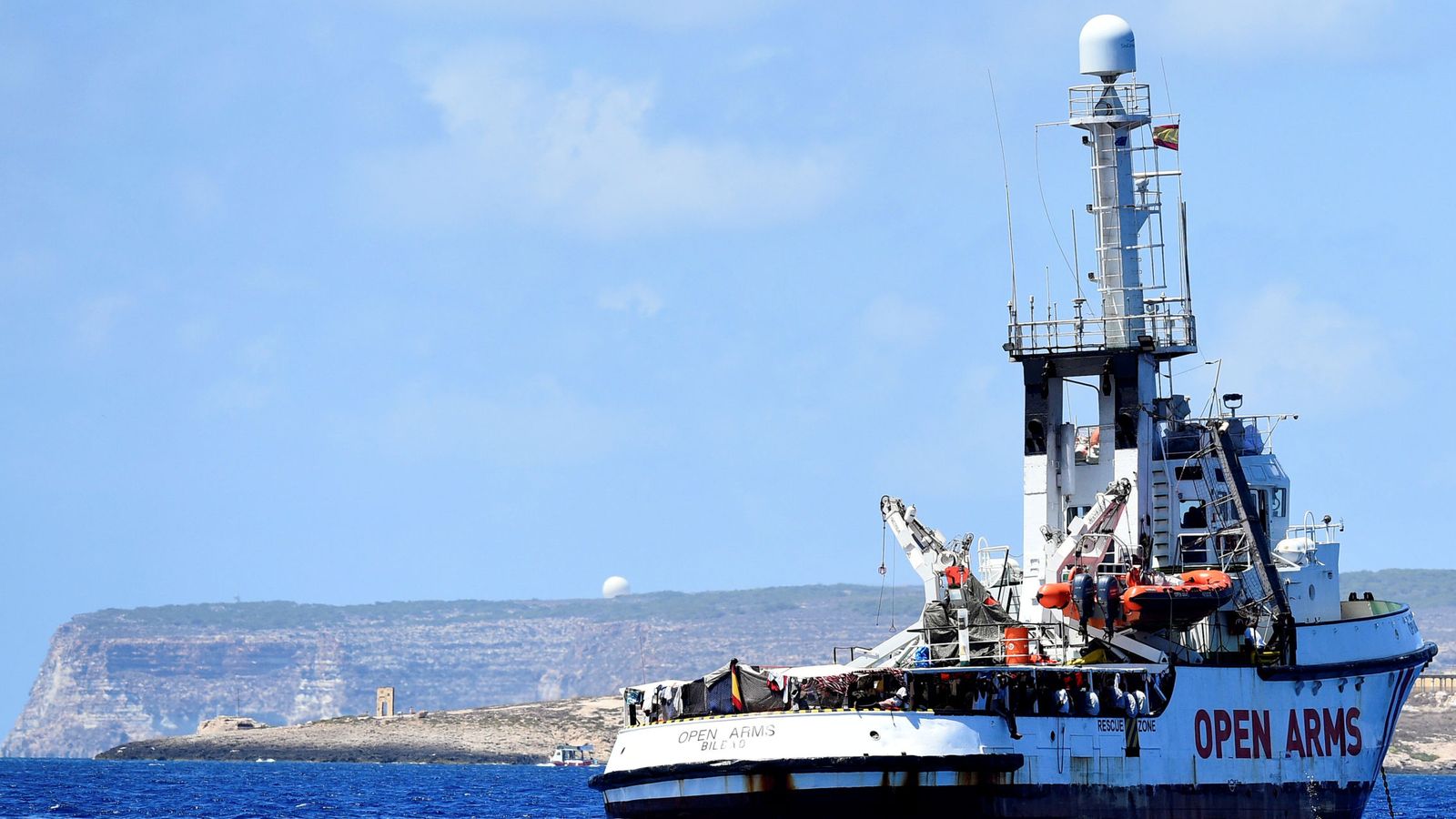 Foto: El barco de la ONG española Open Arms. (Reuters)