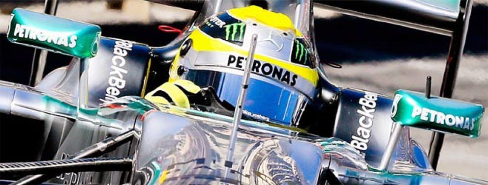 Foto: Mercedes y Pirelli: 'que les quiten lo bailao'