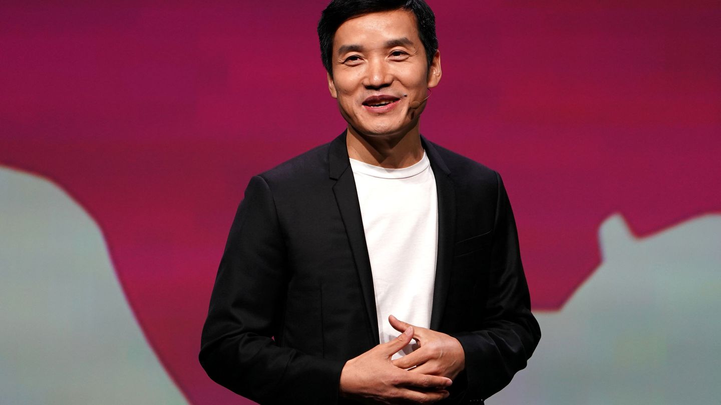 Pete Lau, en el lanzamiento del OnePlus 6T. (Reuters)