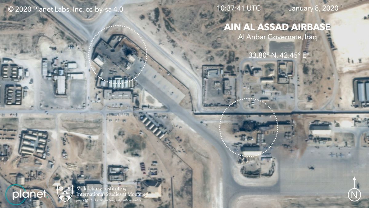 EEUUU eleva a 64 los soldados heridos en el ataque de Irán contra las bases iraquíes