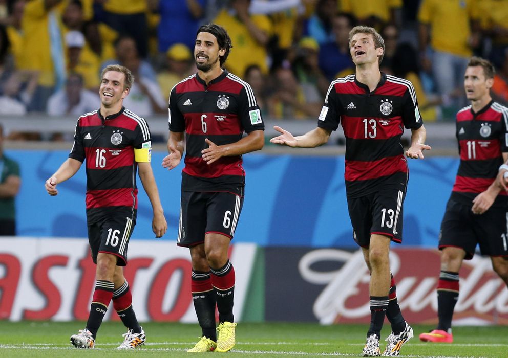 Foto: La selección alemana hizo historia en Belo Horizonte ante Brasil (AP)