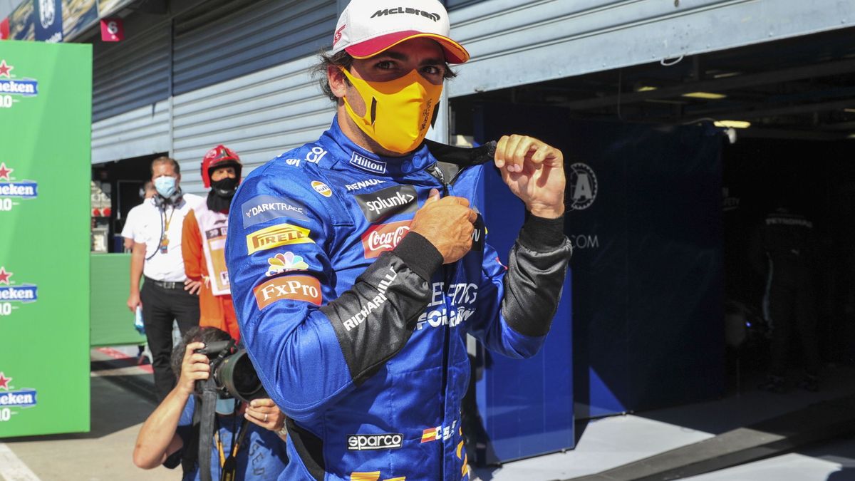 Fórmula 1: Carlos Sainz se luce en Monza y saldrá tercero por detrás de los Mercedes