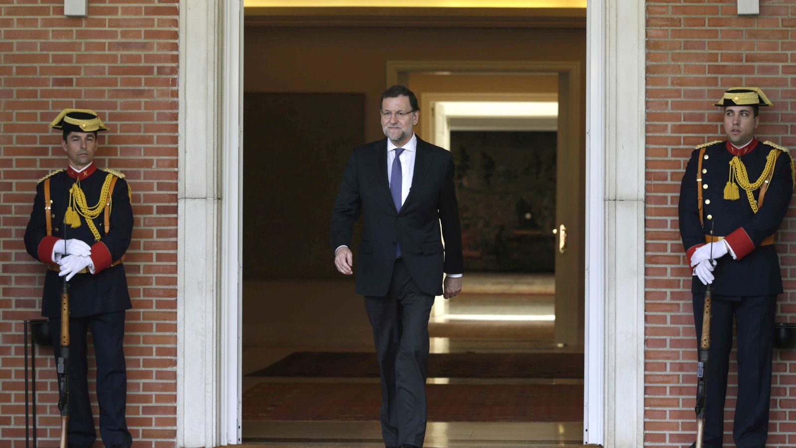 Foto: Mariano Rajoy en el Palacio de la Moncloa. (EFE)