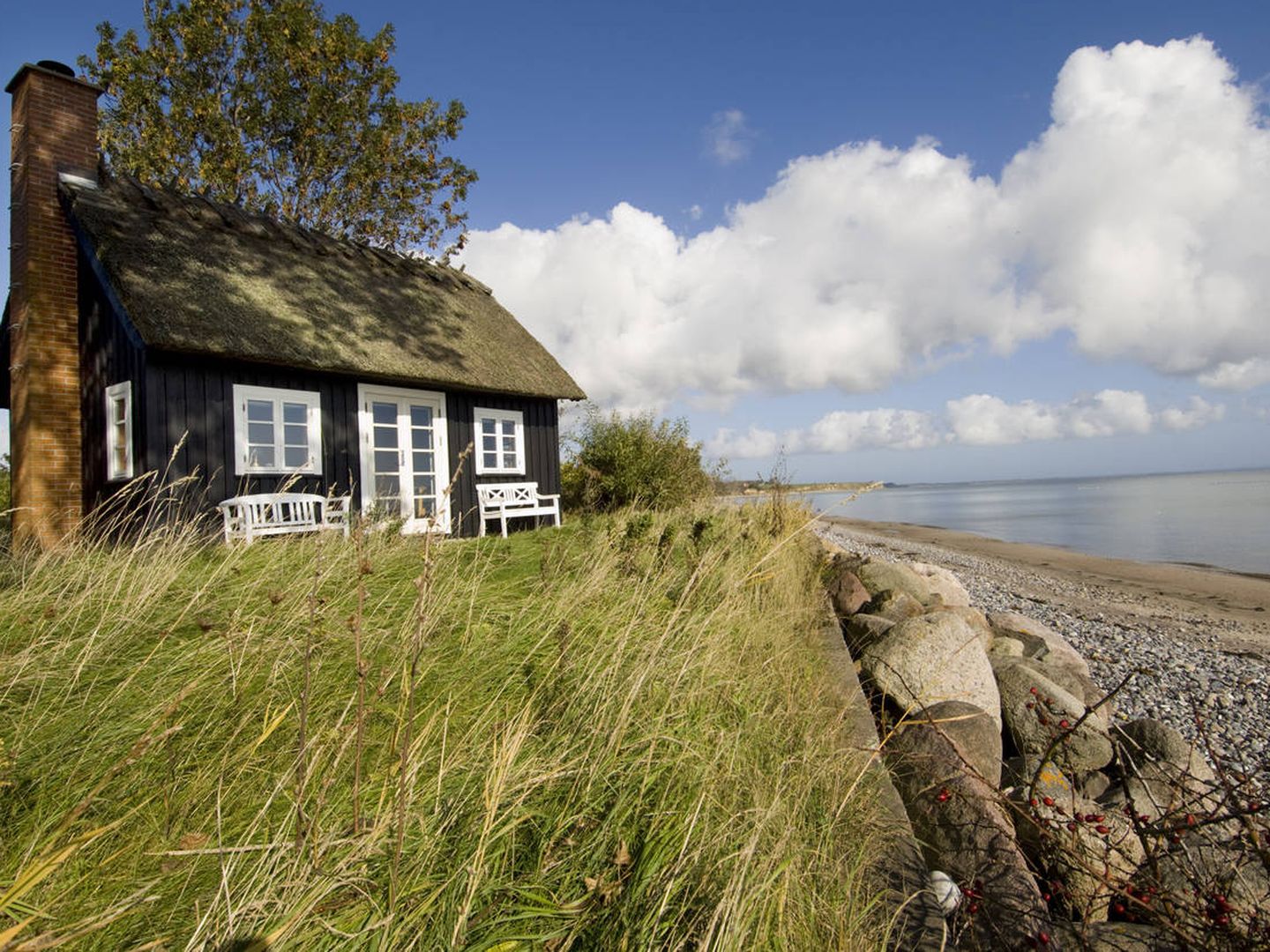 La típica playa danesa. (iStock)
