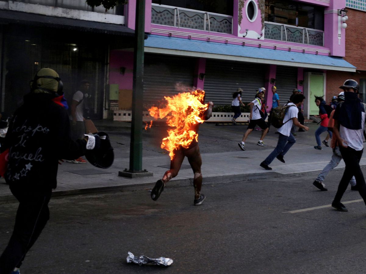 Foto: Orlando Figuera, de 22 años (Reuters)