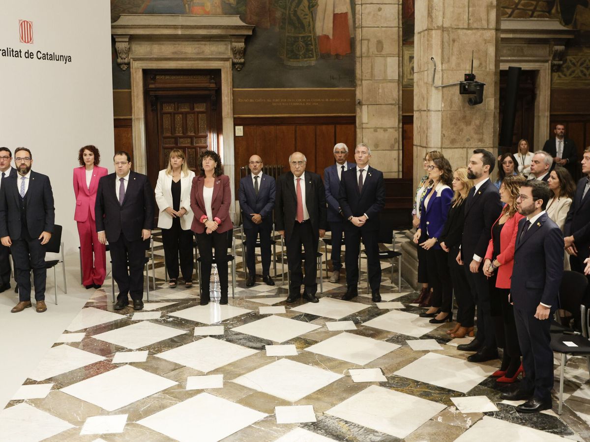 Foto: Toma de posesión de los nuevos 'consellers' del Govern. (EFE/Quique García)