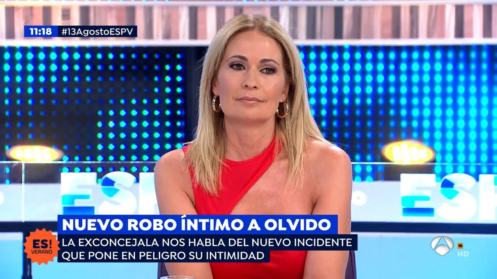 Foto: Olvido Hormigos, en 'Espejo Público'. (Antena 3)